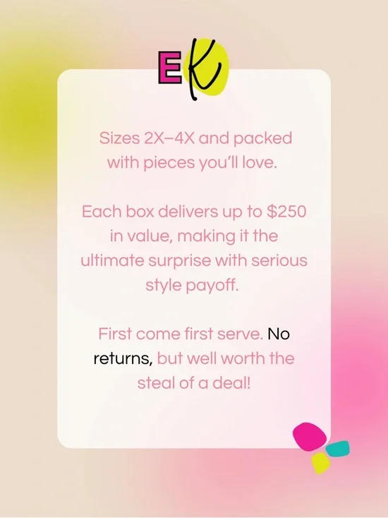 EK Closet Sale Mystery Box - Picture 2 of 2